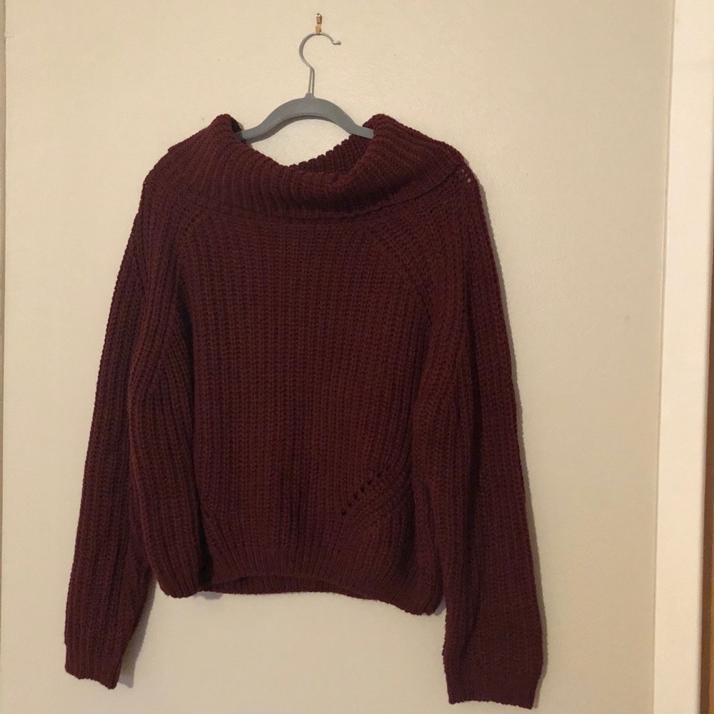 Burgundy Sweater